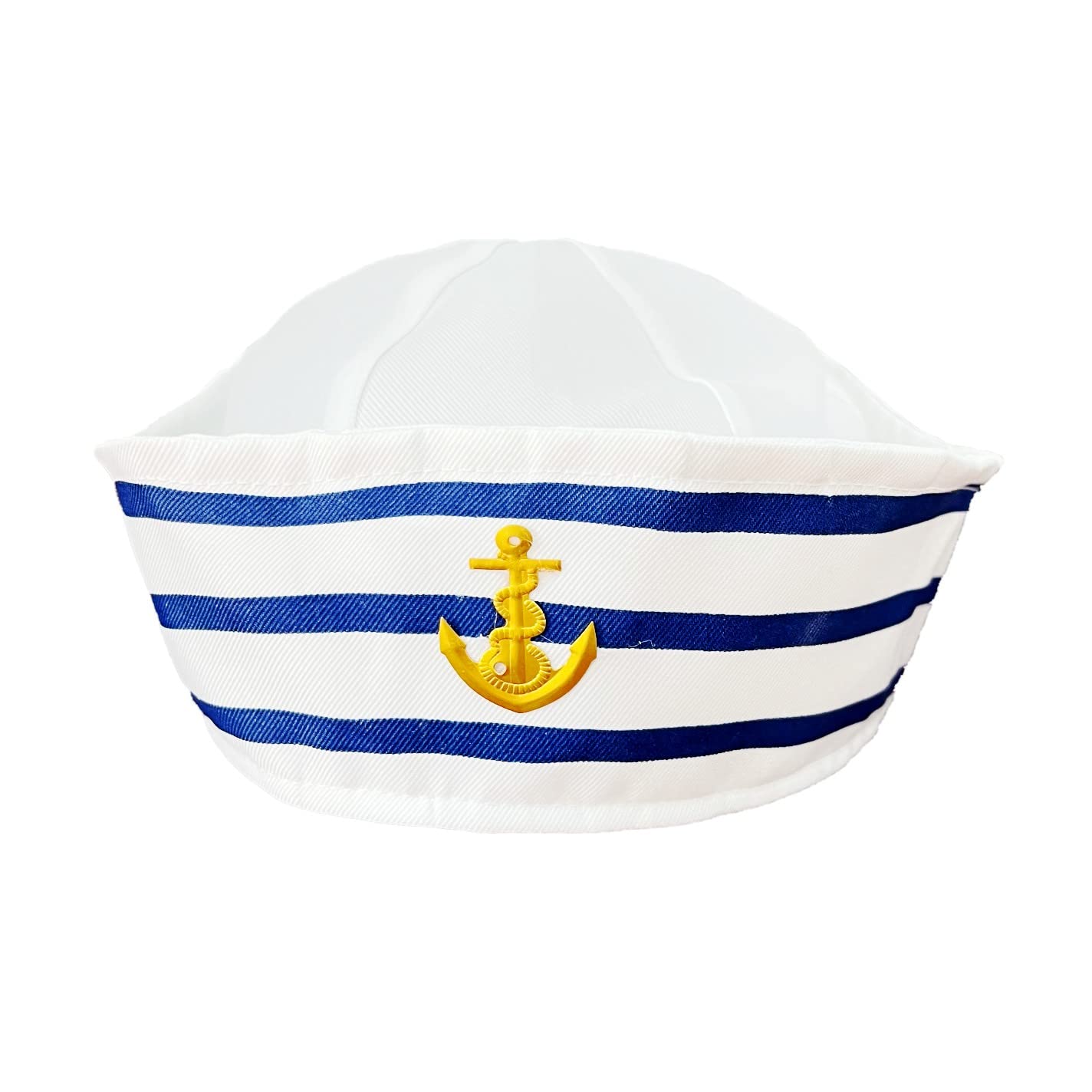 CCHAMP Dress up Sailor hat adult for men women, Sailor fancy dress Costume Accessory, Sailor Captain Cosplay cap, Sailor Outfit for party, navy Captain Marines Admiral Cap for Halloween
