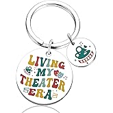 UVIBEW Theater Gifts for Women Musical Theater Gift Theatre Keychain Theatre Gifts for Theaters Lovers Friends Teen Girls
