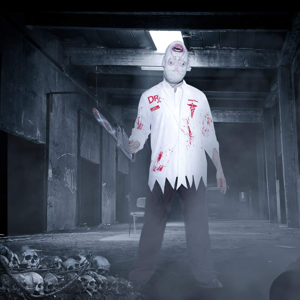 Monstleo Creepy Scary Halloween Cosplay Costume Mask For Adults Party Decoration Props