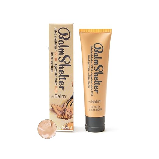 BalmShelter Silky-Smoth Tinted Moisturizer, Light, Polished Complexion, Weightless, SPF 18, 2.15 Fl Oz best tinted moisturizer