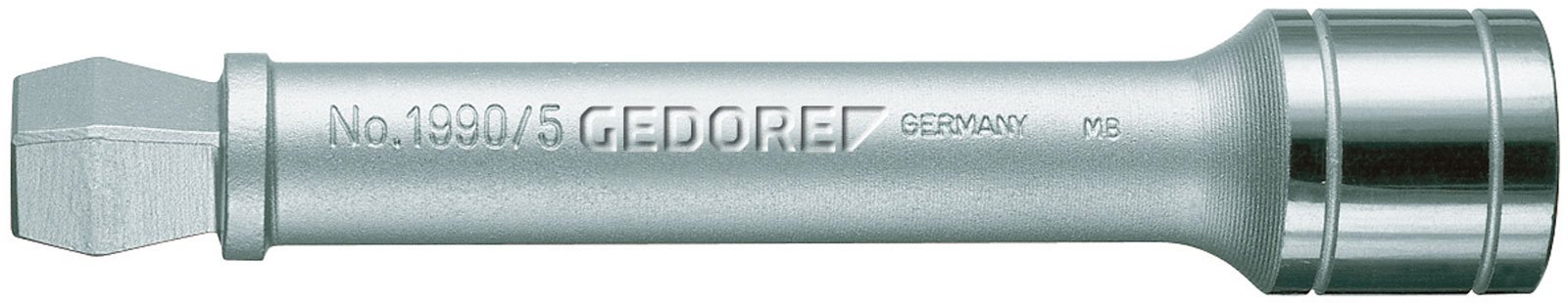 Gedore 1990KR-5 1/2-Inch 125 mm Universal Extension - Silver