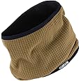 Condor Reversible Neck Gaiter, BROWN/ BLACK, Neck Cover Warmer, Fleece Face Mask