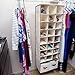Hanging Shoe Organizer For Closet 27 Pocket Storage Shoes Hanging Rack Holder Over Rod Hanger Caddy For Bedroom Closets Fabric Racks Organizers 48