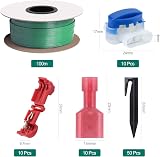 Anesty 100m Boundary Cable for Robotic Lawn Mowers, 50 Pegs & Connectors view 7