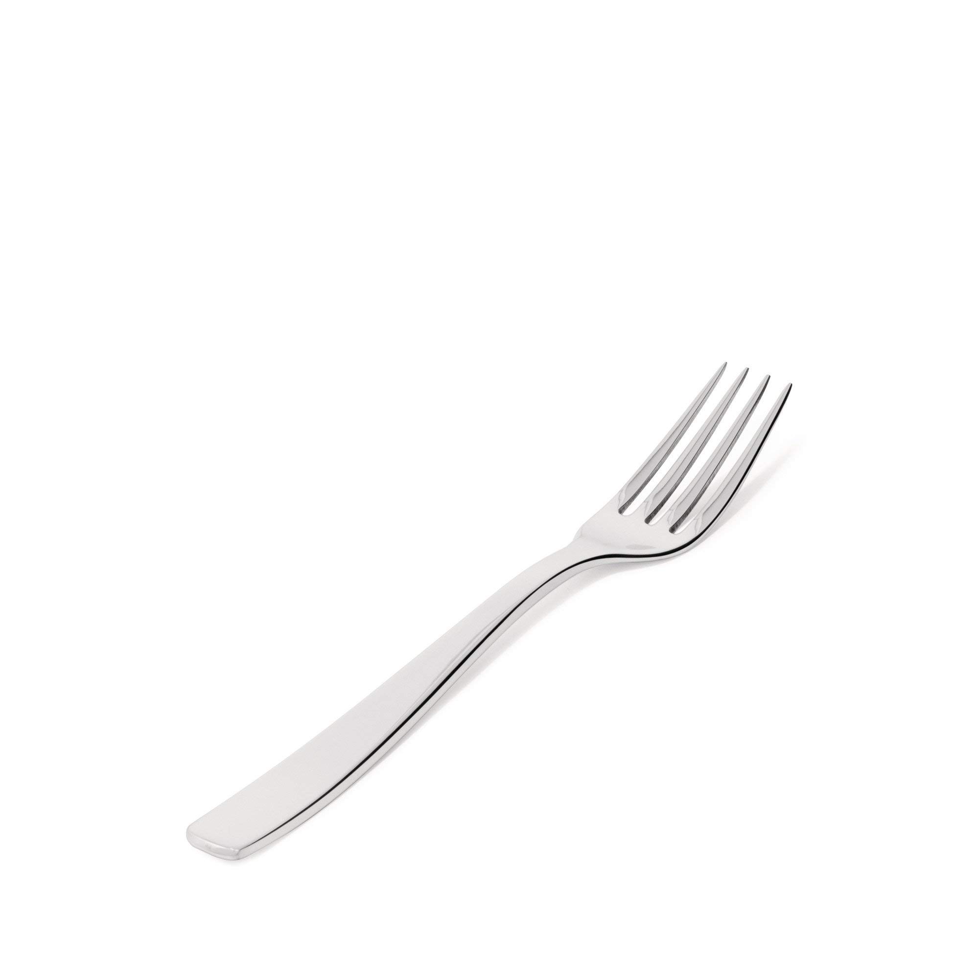 Alessi Knifeforkspoon Dessert Fork, Polished, Set of 6, (AJM22/5)