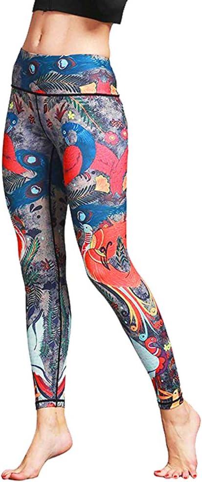 Womens Workout Leggings Printed Yoga Leggings for Women High Waisted Workout Leggings for Sport Gym
