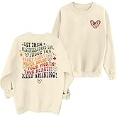 Mental Health Sweatshirt for Women Let Them Long Sleeve Shirt Inspirational Graphic Sweater Motivational Gift Tops