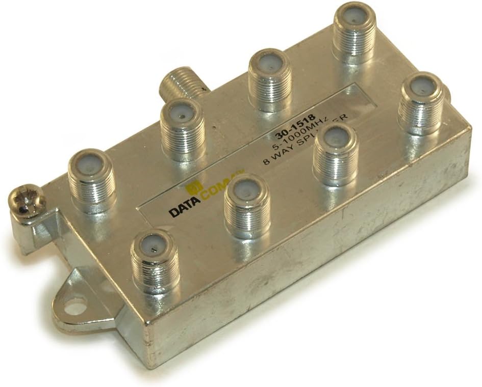 DataComm Electronics Coax Splitter: 8 Way 1000Mhz