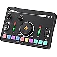 MAONO Streaming Audio Mixer, Audio Interface with Pro-preamp, Bluetooth, Built-in Battery, 48V Phantom Power for Live Streaming, Podcasting, Gaming MaonoCaster AMC2 NEO (MATTE BLACK)