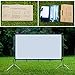 Projector Screen with Stand, Vamvo 80 inch Portable Foldable Projection Screen 16:9 HD 4K Indoor Outdoor Projector Movies Screen for Home Theater Camping and Recreational Events