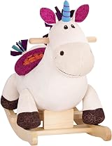 B. toys Unicorn Rocker Dilly Dally Wooden Ride On Toddler Toy 18+ Months view 7