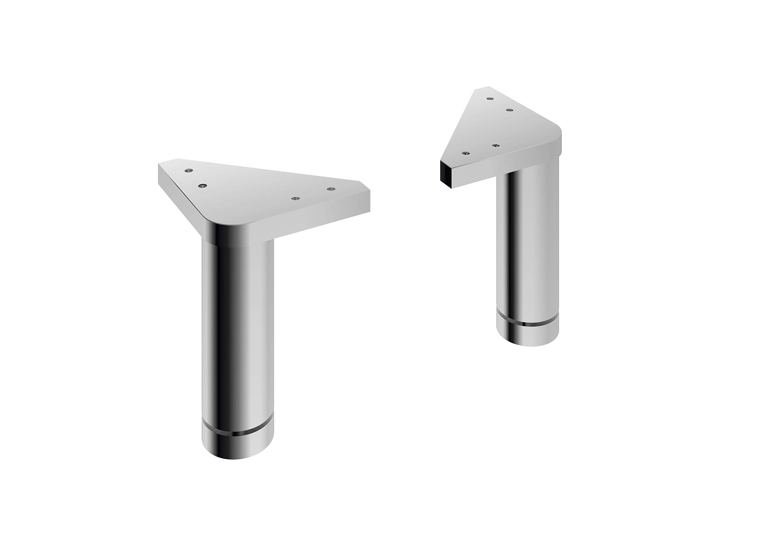 Pelipal – Feet Of Cabinet Quick Set of 2 Chrome