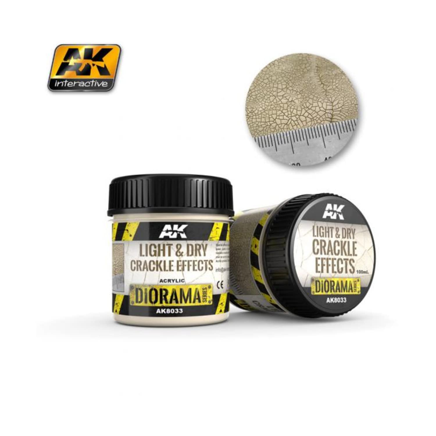 AK Interactive Light & Dry Crackle 100ml.