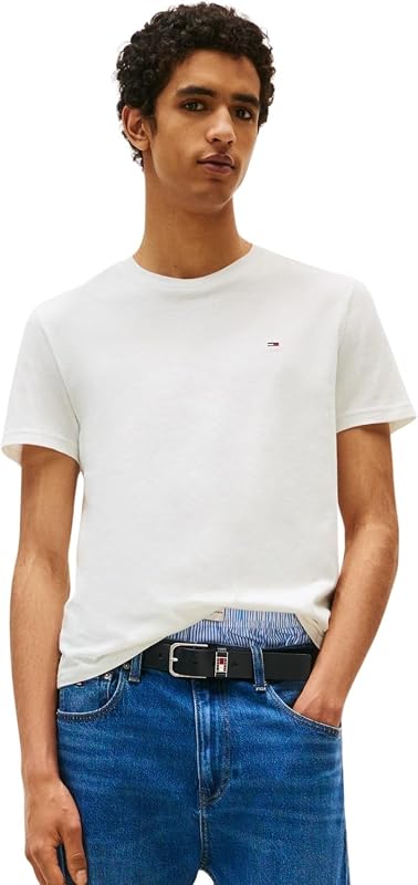 Homme TJM Xslim 2pack Jersey Tee Ext Dm0dm20687, Multi (Black/Ecru), L