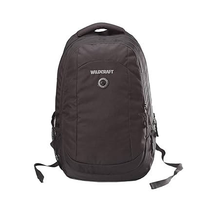 WILDCRAFT. Polyester 35 L Black Laptop Backpack