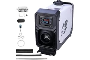 LARDERGO Diesel Heater, 8KW Parking Heater with LCD Switch & Remote Control for RV Trucks Bus and Trail - 12V