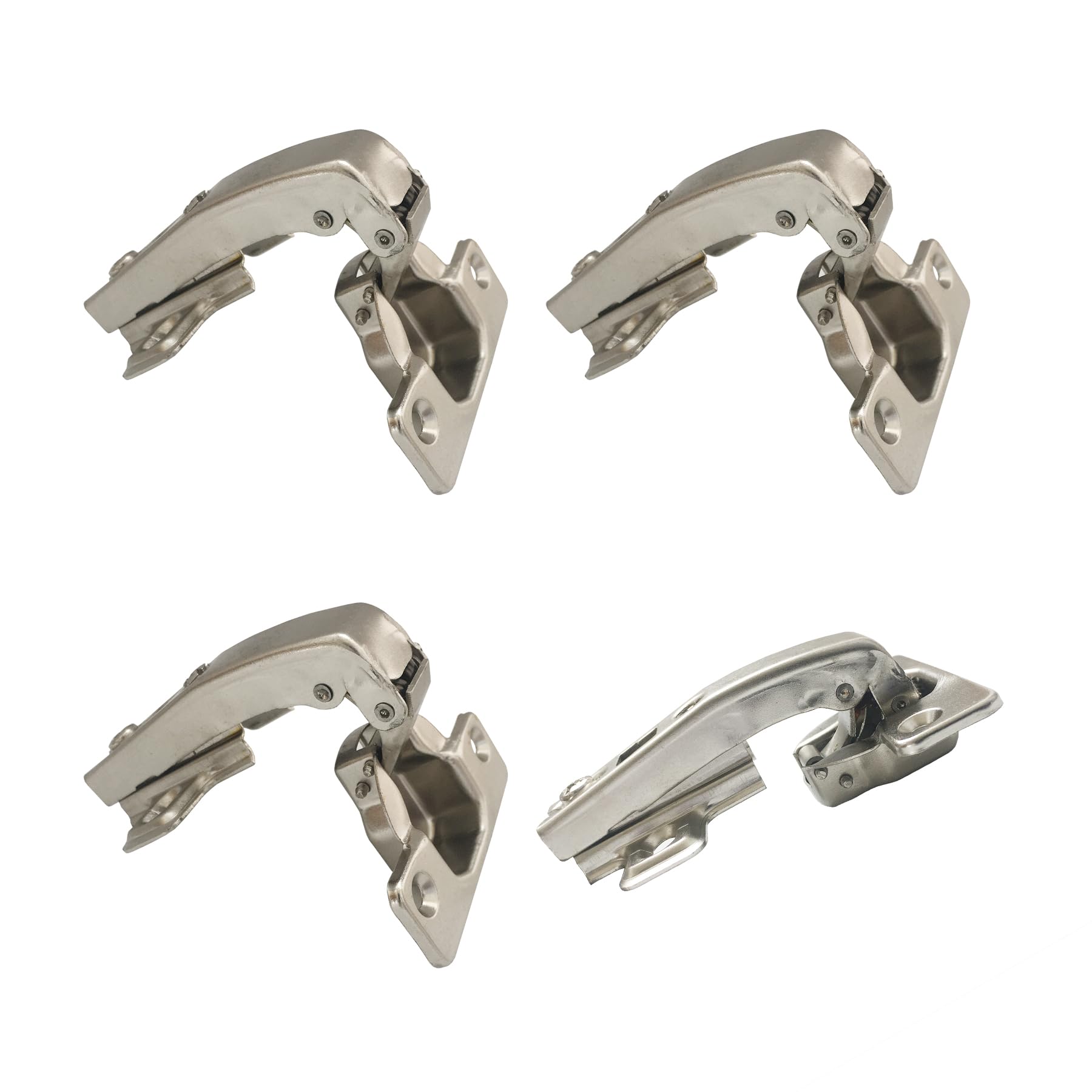 LIKERAINY 95 Deg Inset Blind Corner Hinge Ø 35 mm Without Damper for Cabinet Door Stud Hinges for Cupboard Wardrobe Doors Pack of 4 — image 1