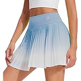 AFZ Women Pleated Tennis Skirt with Pocket Shorts High Waisted Pickleball Golf Skirts Athletic Skorts