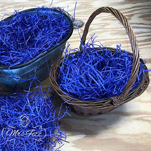 Shredded Paper Gift Basket Filler - Natural Packing Shreds for Crafts, Boxes and Bags, Recycled Decorative Stuffing Material, Raffia Confetti Easter Grass Fill by Mrs Fizz (Purple, 10 LB)