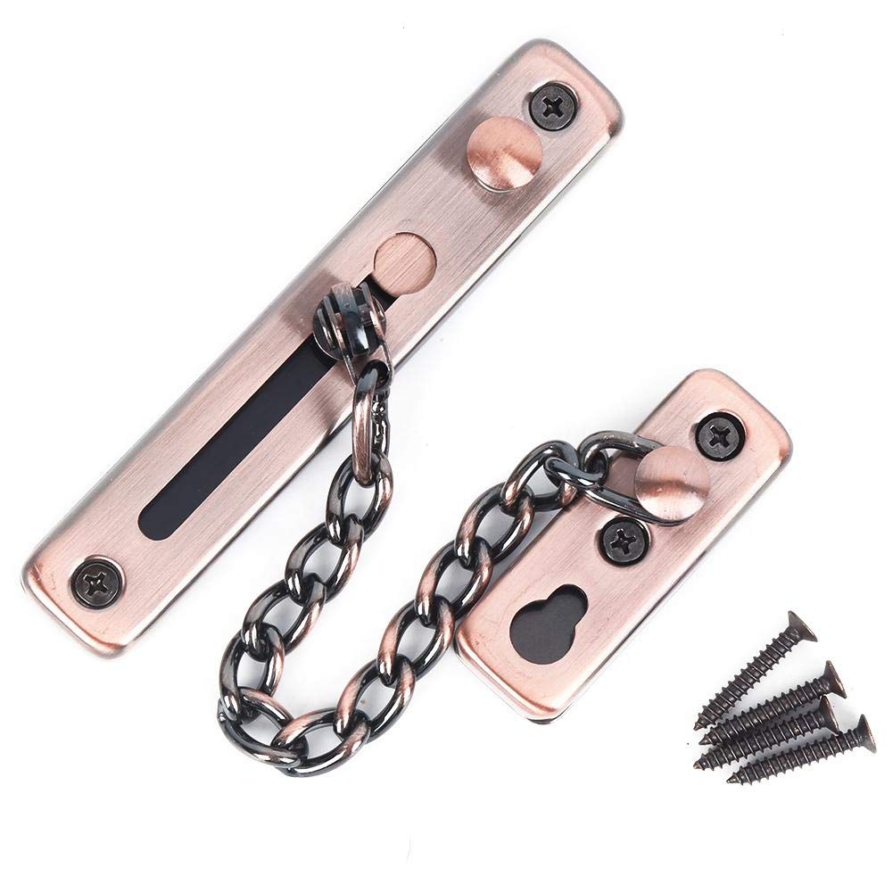 Door Chain, Stainless Steel Safety Guard Anti-Theft Chain Lock Security Door Chain Door Guard for Home Door, Hotel Safety