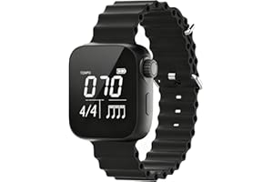 VBESTLIFE Vibrating Metronome Watch, Wrist Metronome, 40-240BPM Speed Adjustable Pulse Wearable Metronomes for Beginners, Mus