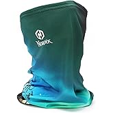 Nordik Neck Gaiter Windproof Face Mask Cover for Skiing, Cycling, hiking, surfing for Men & Women- Ice Blue Ink