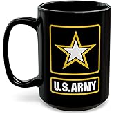 U.S. Army Coffee Mug (Black, 15oz)