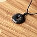 MATT HANN Rainbow Eye Obsidian Safty Circel Pendant Original Handmade Grouding Stone Protection (Black Obsidian)