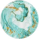 BOSOBO Mouse Pad, Art Design Green Marble Round