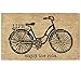 DII Natural Coir Doormat, Fun Greeting Mat, Bicycle, 18x30
