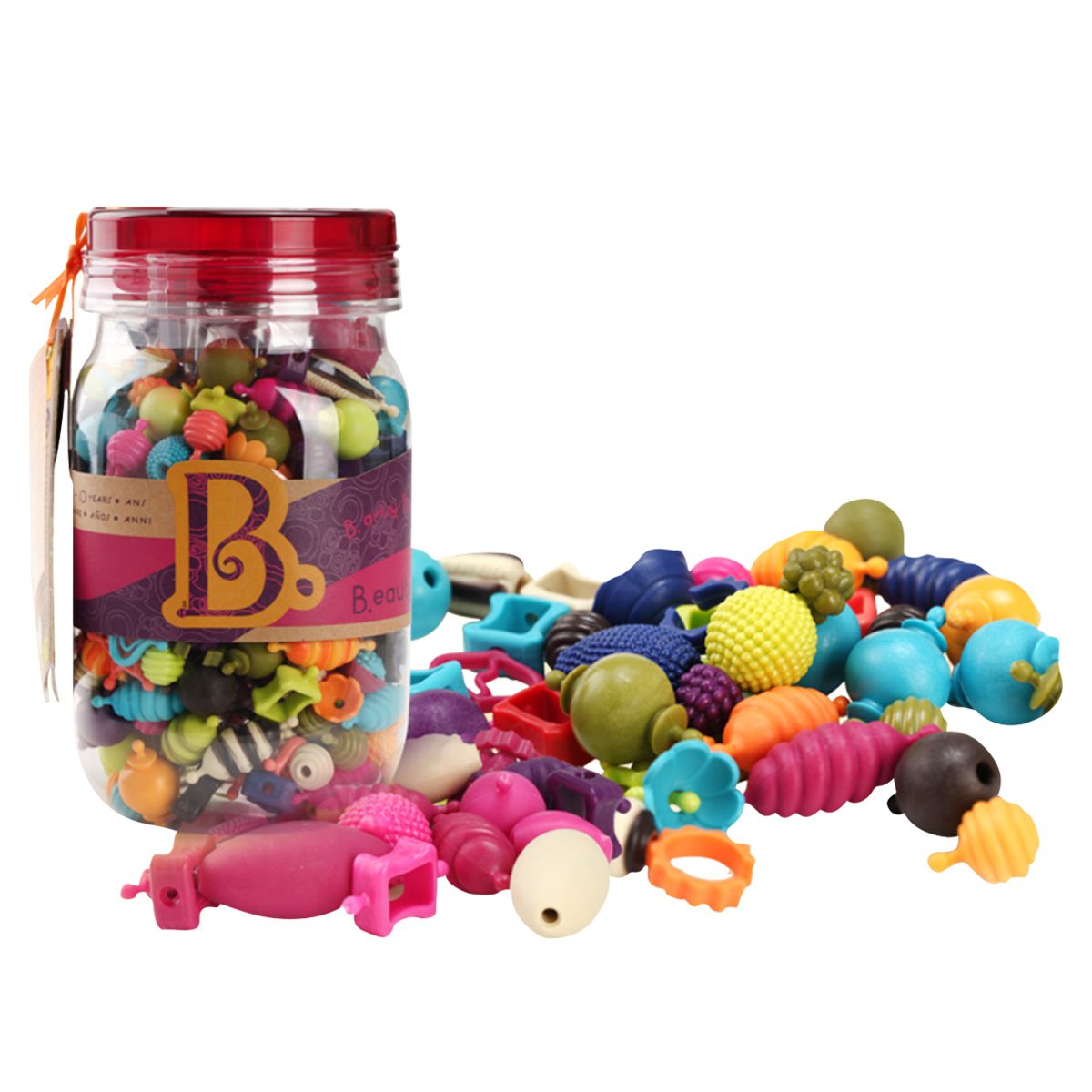 Pop Snap Bead Jewelry DIY Jewelry Kit for Kids 300pcs B Toys Toys