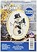 Janlynn 14 Count Top Hat Snowman Mini Counted Cross Stitch Kit, 3