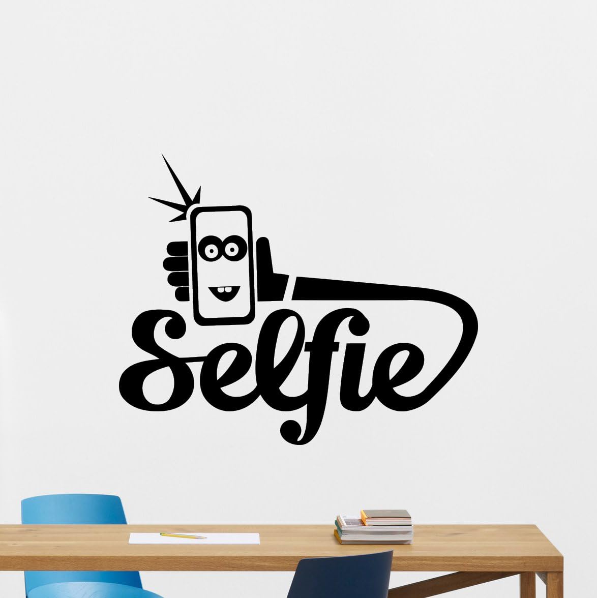 Selfie Wall Decal Photographer Vinyl Sticker Photo Studio