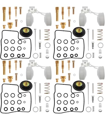 2X Suzuki High Quality Carburetor Rebuild Carb Repair Kit GSX 400 E (1980-1987) - Damineding Moto - Foto 3