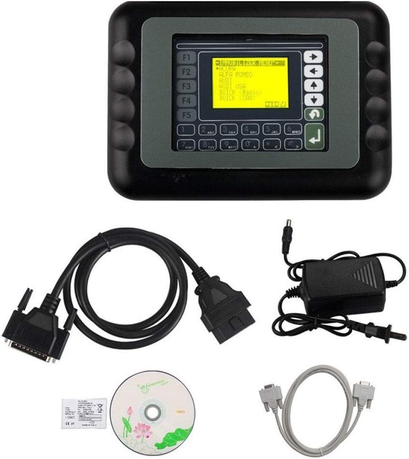 HTSHOP Key Programmer,Universal Reader Programmer, V46.02 Latest Car Model, Car Key Programming Matcher