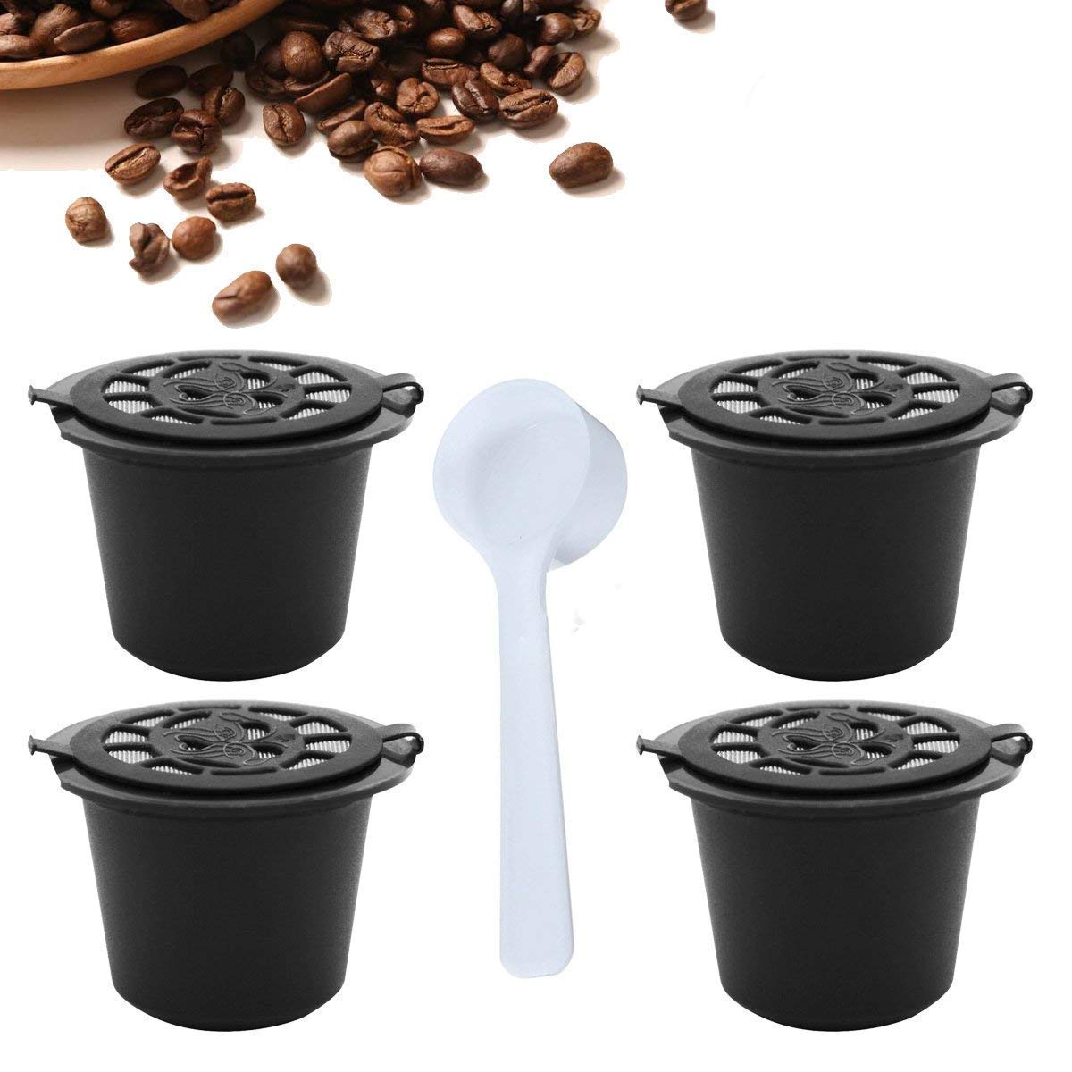 Refillable Coffee Capsules Reusable Coffee Pods Compatible with Nespresso Machine