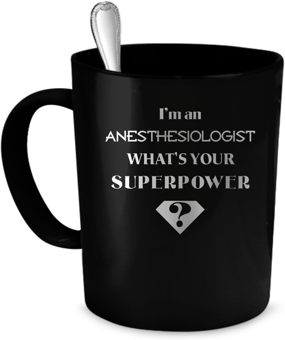 Anesthesiologist Coffee Mug. Anesthesiologist gift 11 oz. black