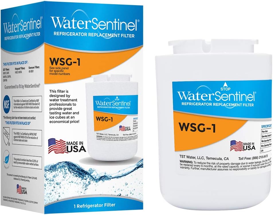 WaterSentinel WSG-1 Refrigerator Replacement Filter: Fits GE MWF Filters: Home Improvement