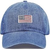 USA Flag & Embroidery Premium 100% Cotton Low Profile Adjustable Baseball Dad Cap