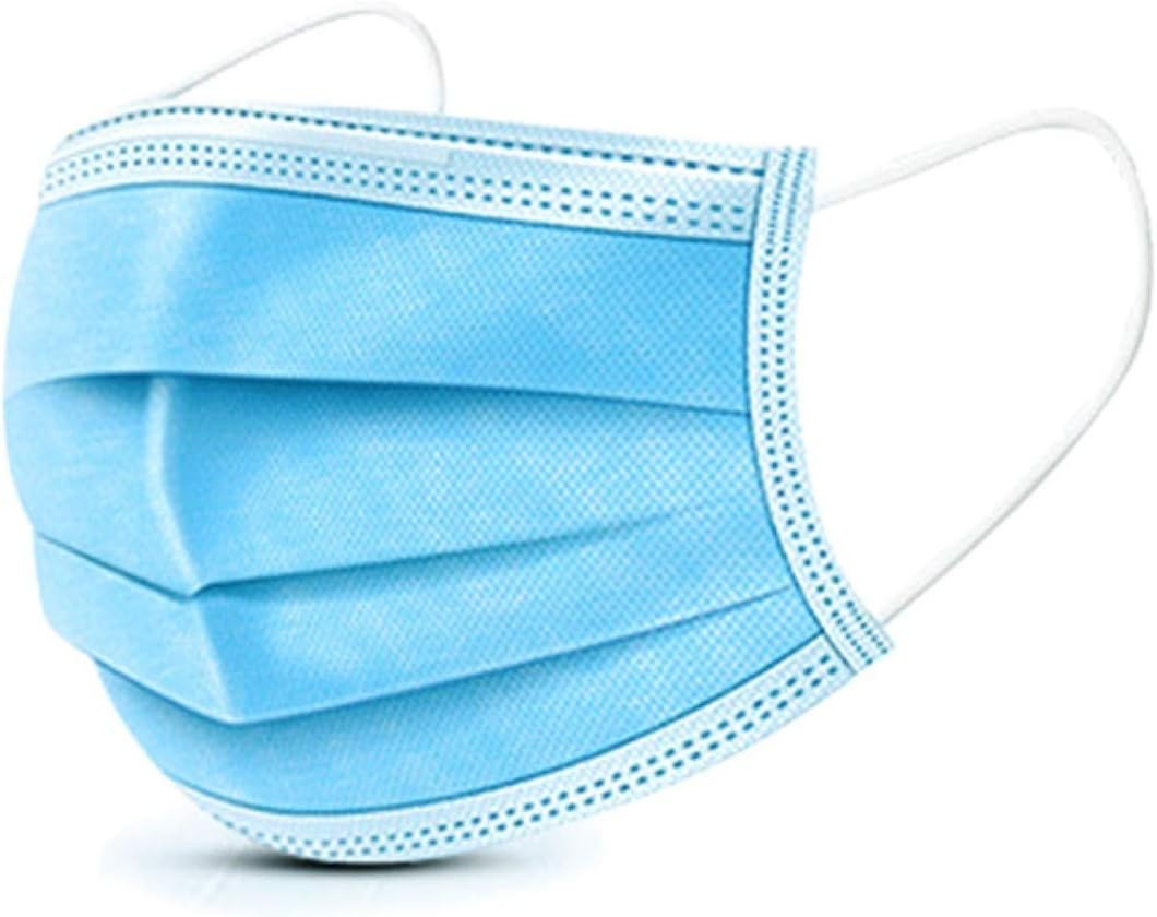 50 PCS Disposable Mask 3-Ply Face Mask Anti Dust Mouth Masks Earloop Polypropylene Masks for Personal Health