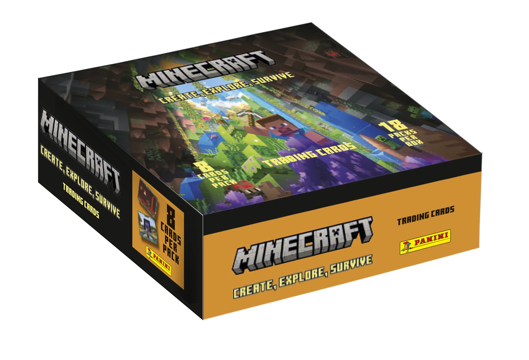 Minecraft Create Explore Survive Trading Card x18 Packs