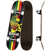 Yocaher Punked Complete Skateboard 7.75