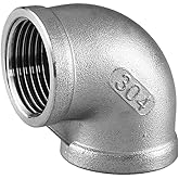 Stainless Steel Cast 90 Deg Elbow 1-1/2" NPT Female x 1-1/2" NPT Female 1pc