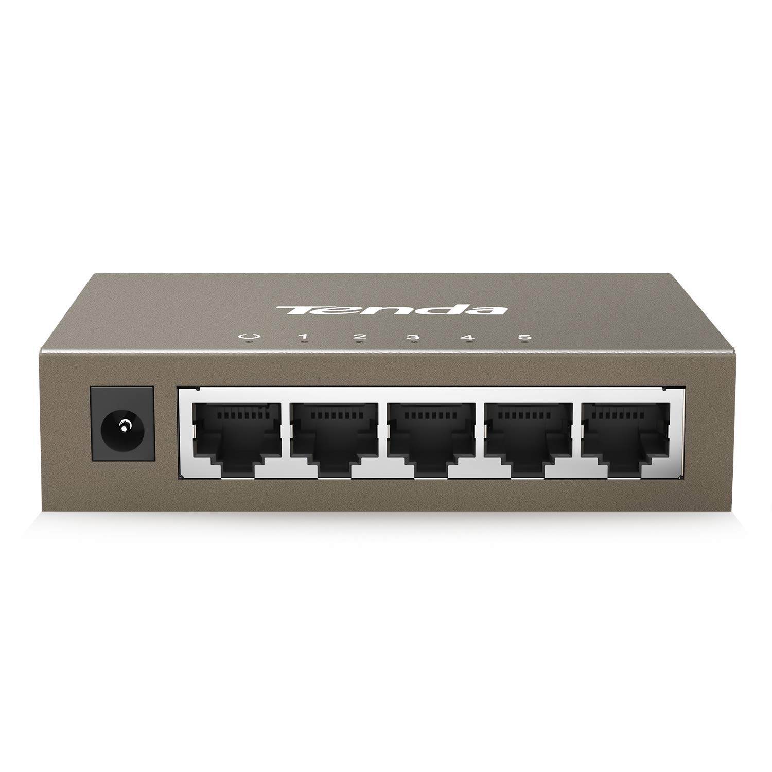 Tenda TEG1005D 5 Ports 10/100/1000 Mbps Gigabit Ethernet Network Switch, Ethernet Splitter Works with IEEE 802.3u/x, Auto MDI/MDIX, 6KV Lightning Protection, Desktop and Wall Mounting, Plug and Play