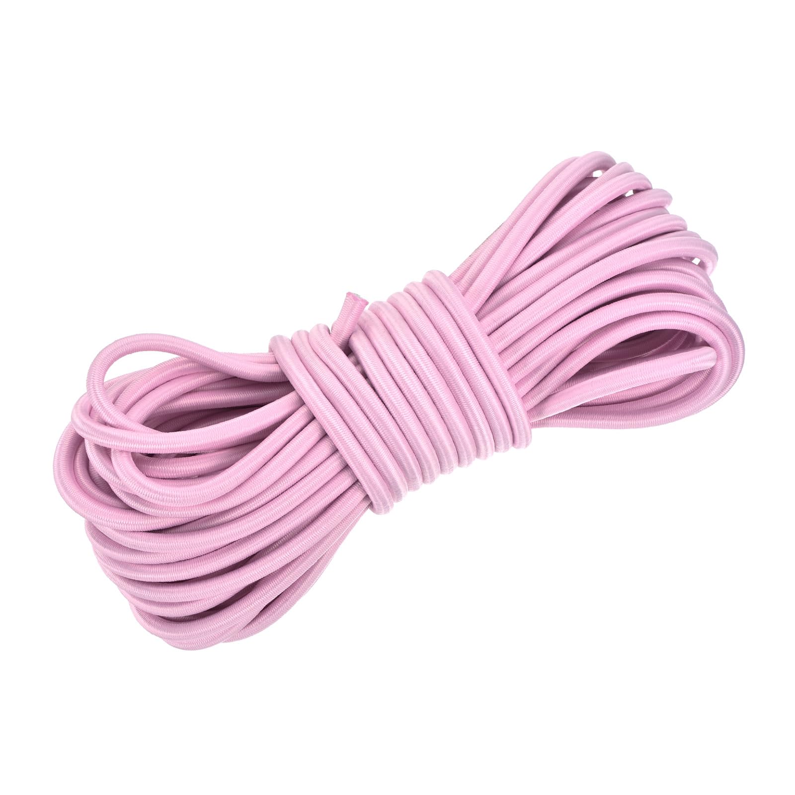 DMiotech 6mm Shock Cord, 15 M Pink Bungee Cord Tent Pole Shock Cord Round Elastic Kayak Rope Stretch String Marine Grade Heavy Polyester for DIY Projects Tie Downs โ image 1