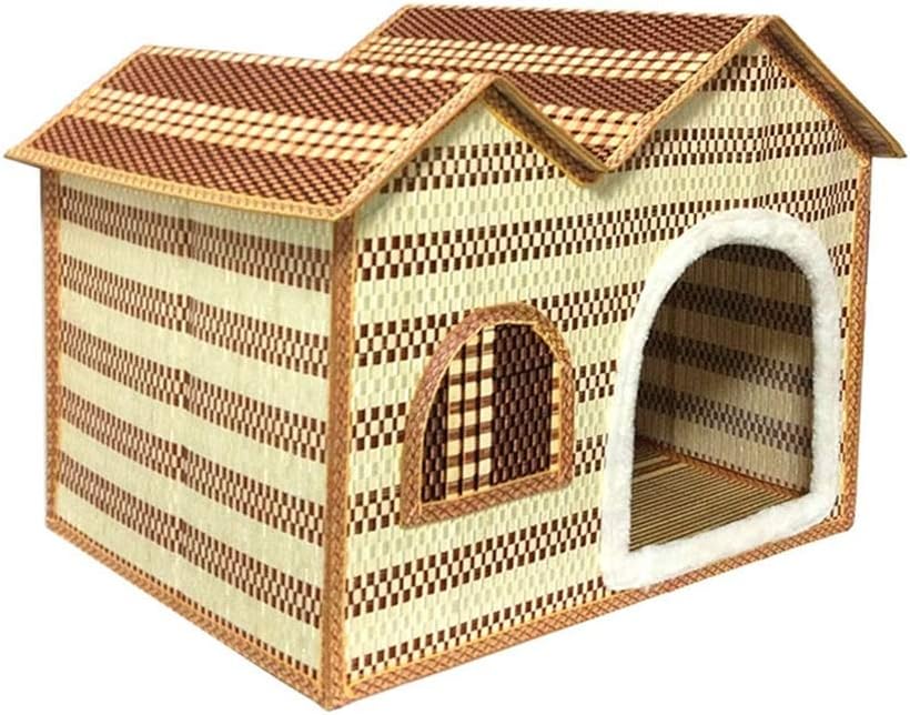 Zhao Li Cat Kennel Pet nest - cat Litter Kennel Bamboo pet nest Summer Dog cat Litter Summer cat Litter pet House Indoor