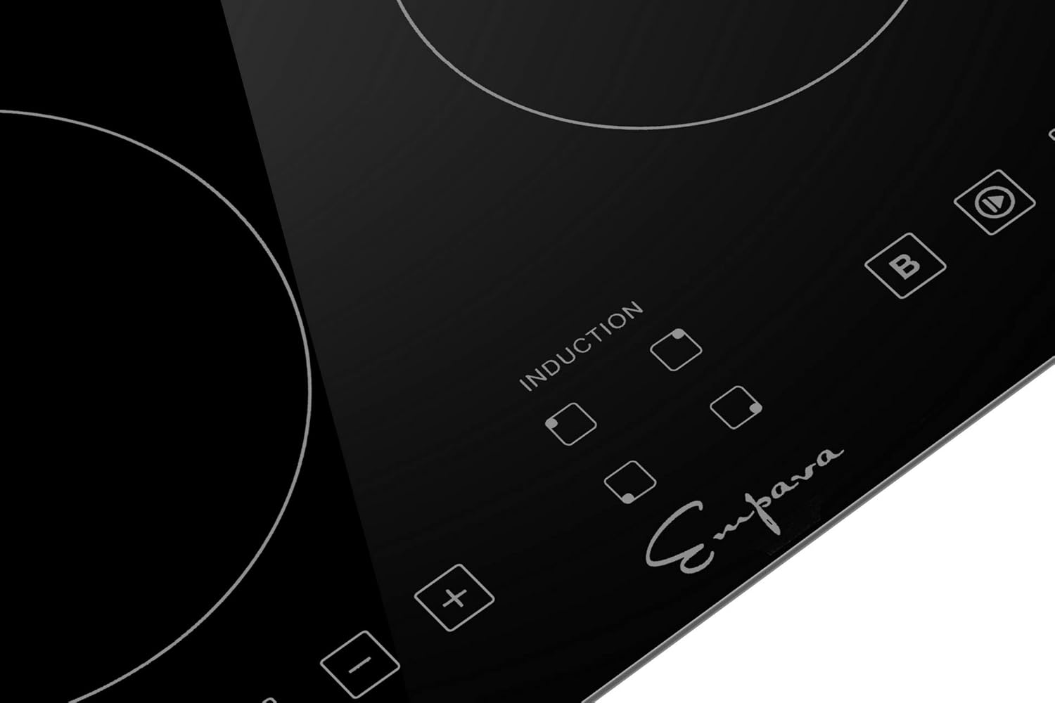 Empava IDCX24 24” Electric Stove Induction Cooktop with 4 Power Boost