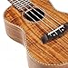 Concert Ukulele Deluxe Series by Hola! Music (Model HM-124KA+), Bundle Includes: 24 Inch Koa Ukulele with Aquila Nylgut Strings Installed, Padded Gig Bag, Strap and Picks - Limited Edition