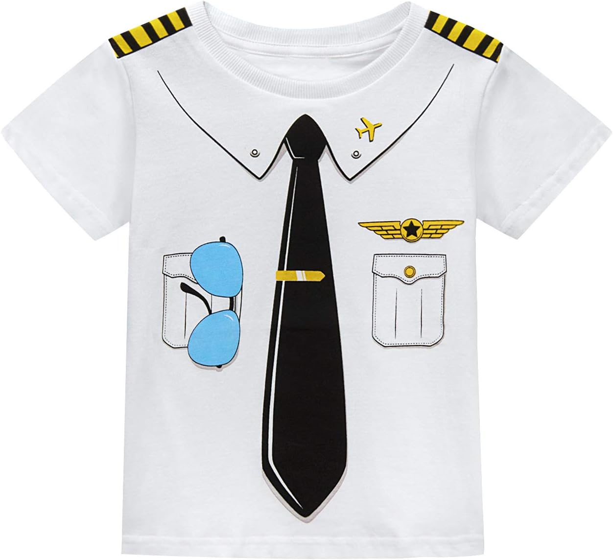 Infant/Toddler Halloween Novelty Pilot Themed Party T-Shirt