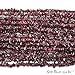 GM GemMartUSA Garnet Natural Raw Chip Beads Strands | Semi-Precious | AAA+ Quality 1 Strand 34” | DIY Bracelet Jewelry Making, Healing Crystal Craft| 4-6mm - Red Color Gemstones (CHGT-70001)